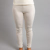 Front view of white Thermo Fleece – Ladies Long John - Rich Merino