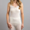 Thermo Fleece® - Strap Vest – 100% Merino Wool - White