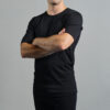 Merino Skins Lite – Men's Summer Weight Short Sleeve Merino T Shirt - Black