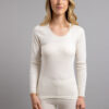 Thermo Fleece® – Ladies Long Sleeve – Scoop Neck – Rich Merino - front view